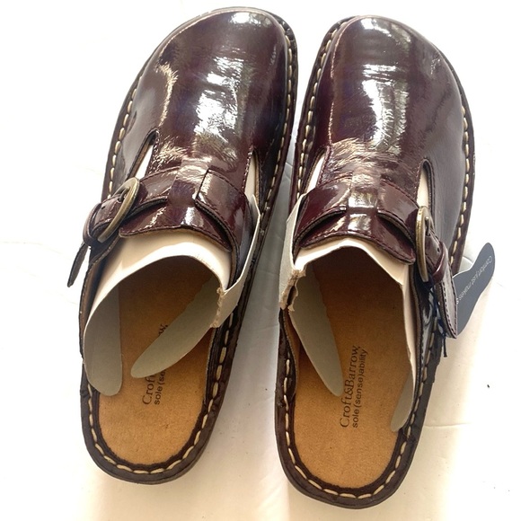 Croft & Barrow marron clogs, Size 8 1/2, NWT - Picture 5 of 9
